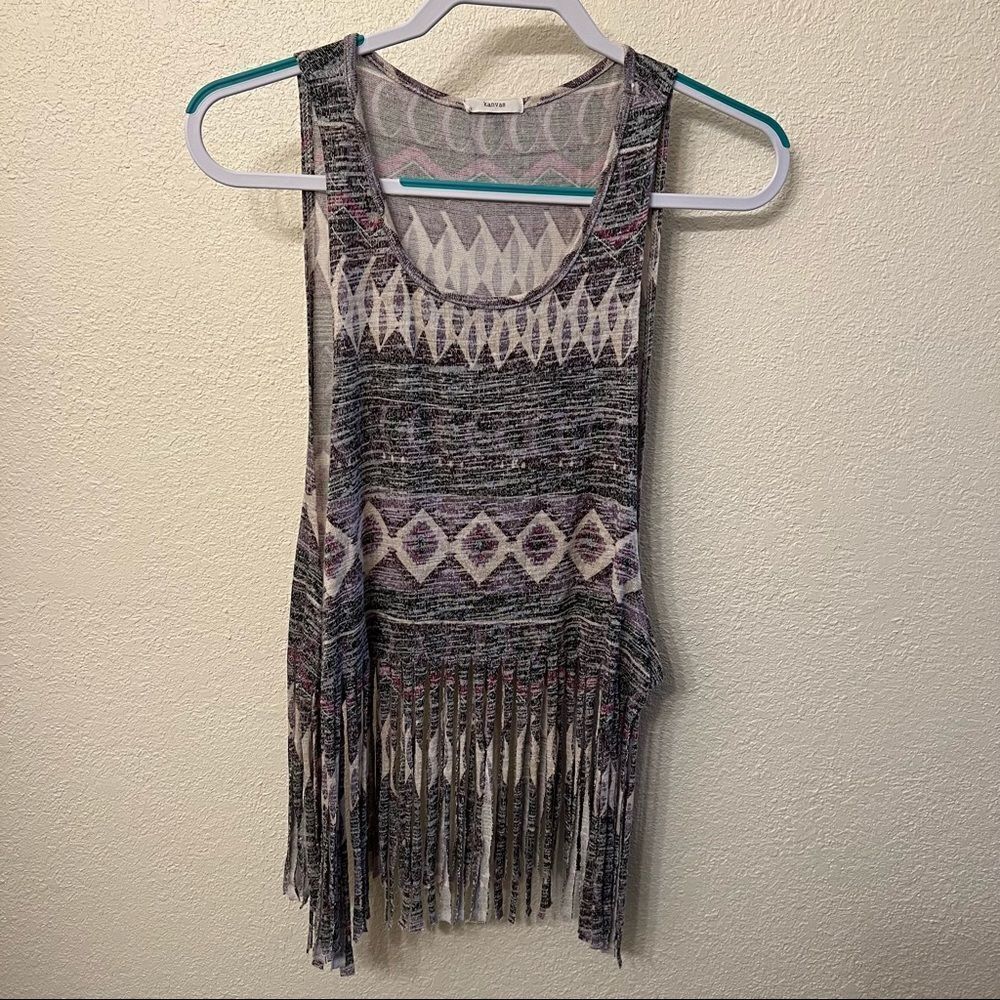 Kanvas Boho Vest 